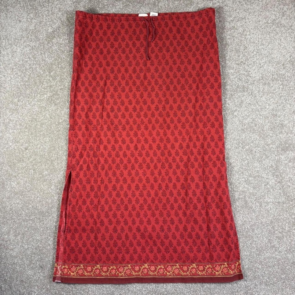 Abercrombie Fitch Long Red Skirt Size Medium